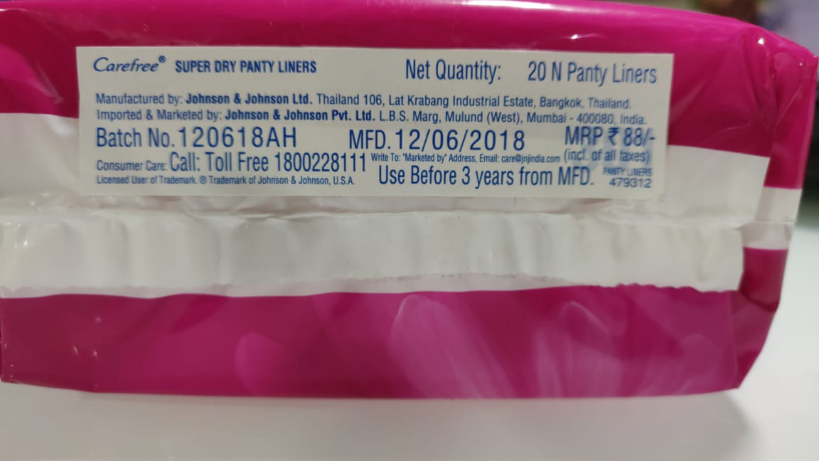 Carefree super dry Panti Liner on 50% BIZpaye